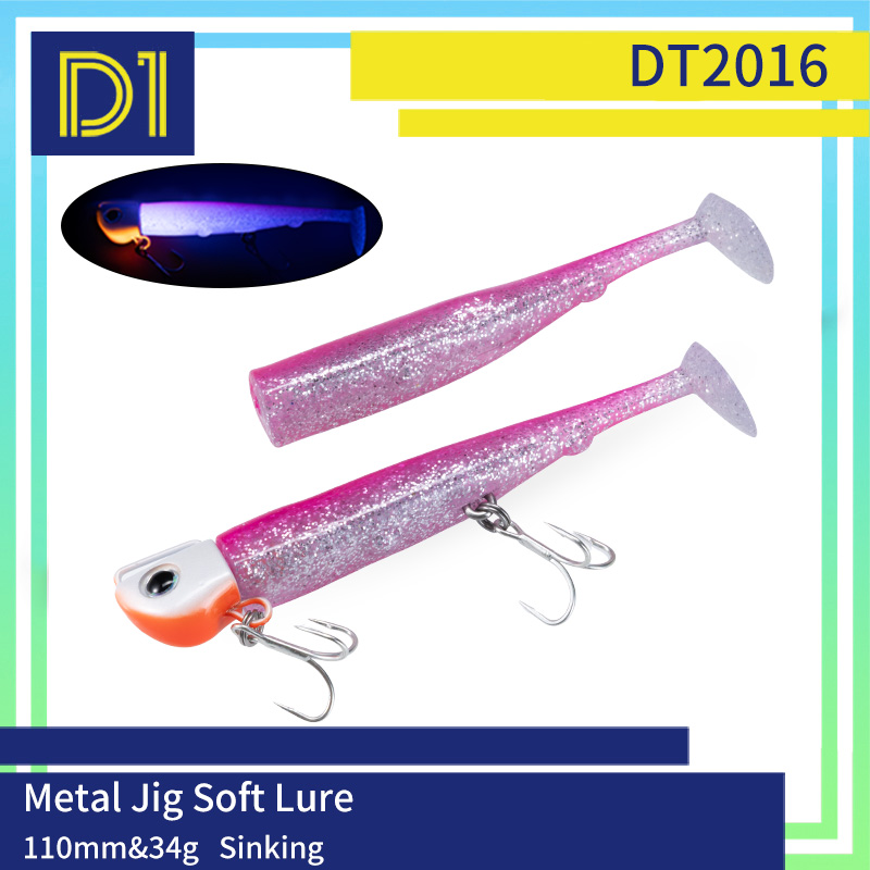 Fishing Hook Treble - D1 110mm 34g Zinkende Metalen Jig