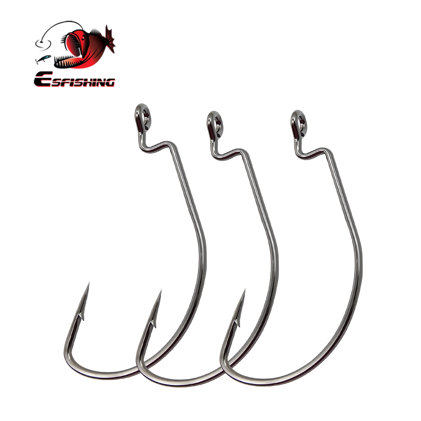 ESFISHING Offset Hook Carbon S - Fishing Hook Size recensie en prijs
