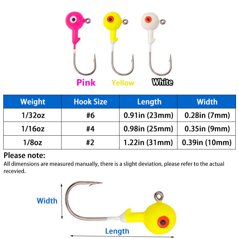 50PCS Vishaken Set Lood Jig He - Fishing Hook Circle recensie en prijs