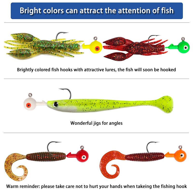50PCS Vishaken Set Lood Jig He - Fishing Hook Circle recensie en prijs