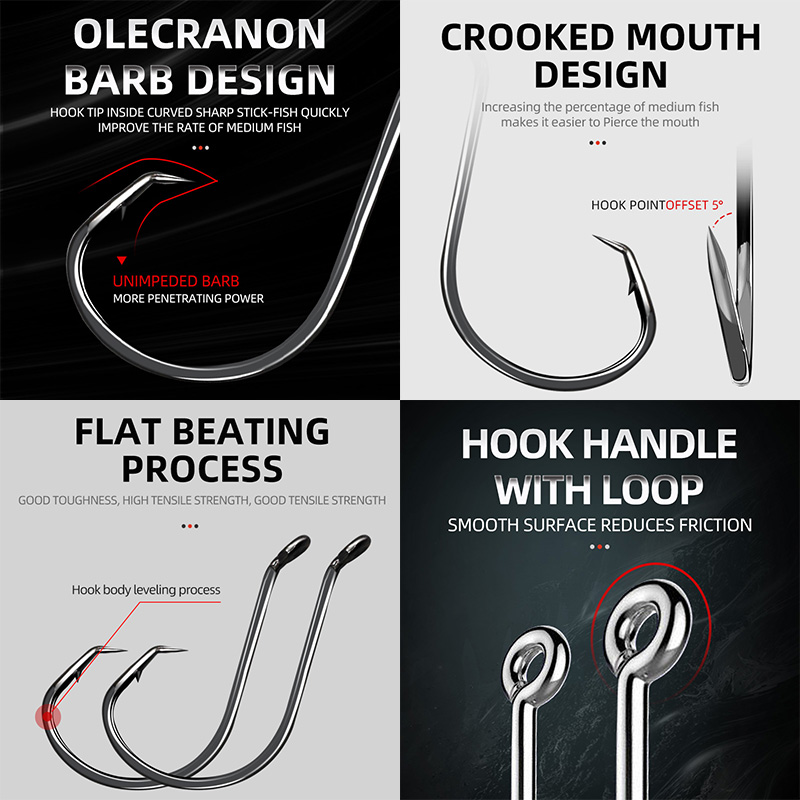 ShareShark 50 stks/doos 7384 K - Fishing Hook Circle recensie en prijs