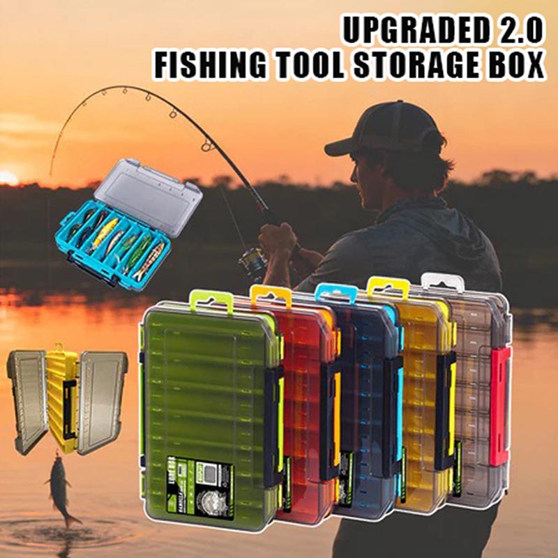 Dubbelzijdige compacte visdoos - Fishing Hook Box recensie en prijs